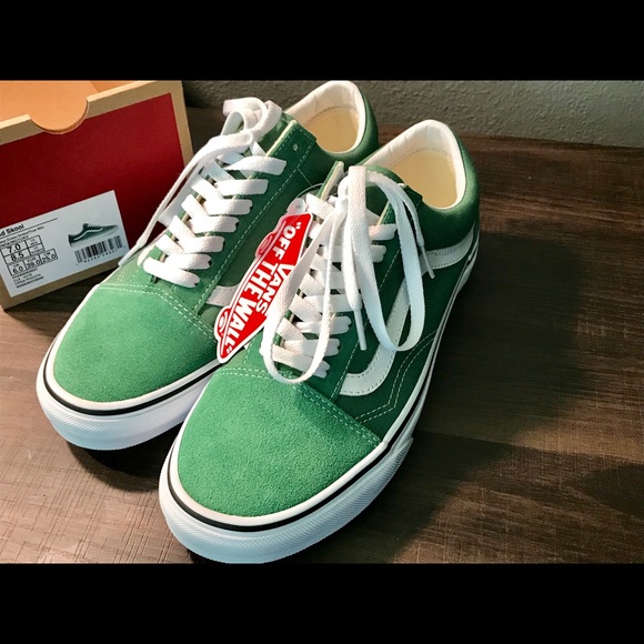 🚨Vans Old Skool Deep Grass Green “ Off the Wall” - Picture 3 of 5